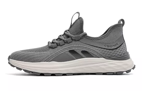 Кроссовки мужские Lifestyle Shoes Men Low-Top Gray C°Banner
