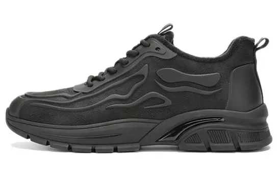 Кроссовки мужские Lifestyle Shoes Men Low-Top Black Aokang