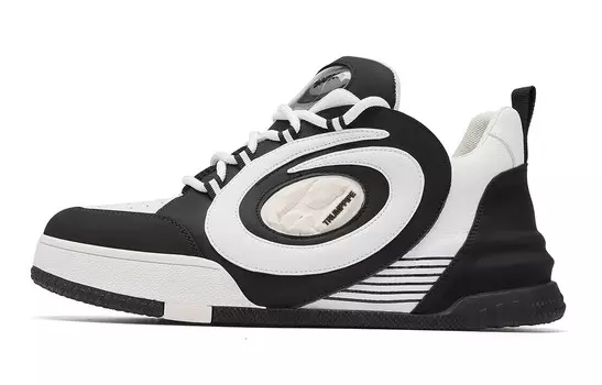 Кроссовки мужские Lifestyle Shoes Men Low-Top Trumppipe, белый/коричневый