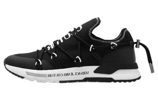 Кроссовки мужские Lifestyle Shoes Men Low-Top Black Versace Jeans Couture