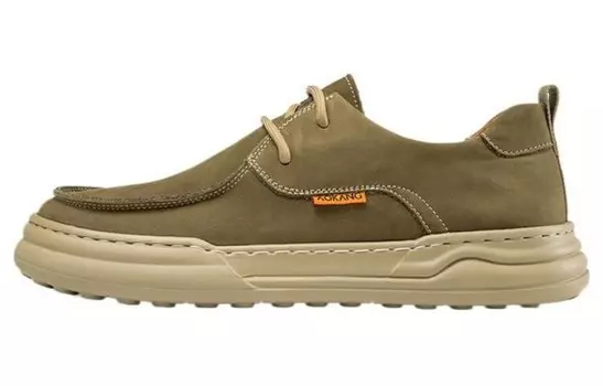 Кроссовки мужские Lifestyle Shoes Men Low-Top Khaki Green Aokang