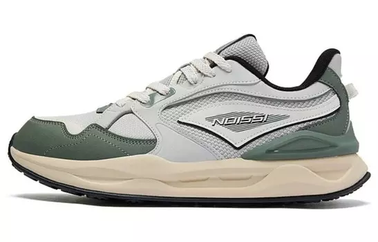 Кроссовки мужские Lifestyle Shoes Men Low-Top Qiaodan, цвет Green Gray