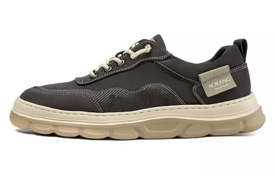 Кроссовки мужские Lifestyle Shoes Men Low-Top Black Aokang