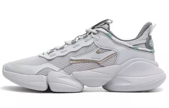 Кроссовки мужские Lifestyle Shoes Men Low-Top White Dew Gray Erke