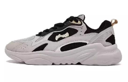 Кроссовки мужские Lifestyle Shoes Men Low-Top Black Gray Qiaodan