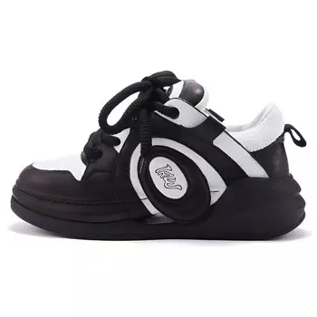 Кроссовки мужские Lifestyle Shoes Men Low-Top Septwolves, черный/белый