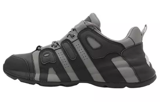 Кроссовки мужские Lifestyle Shoes Men Low-Top Black Gray Aokang