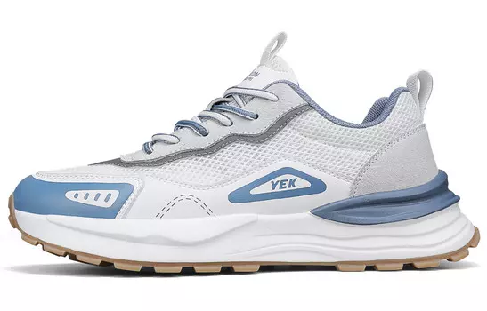 Кроссовки мужские Lifestyle Shoes Men Low-Top Yearcon, белый/синий