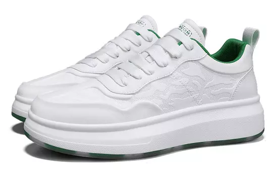 Кроссовки мужские Lifestyle Shoes Men Low-Top Yearcon, цвет White/grass green
