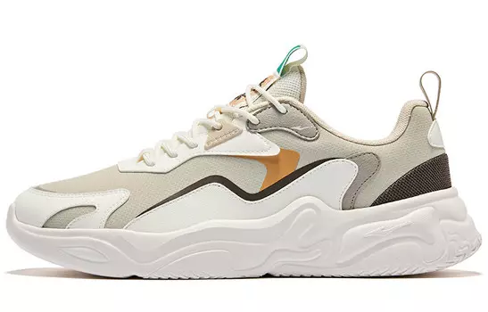 Кроссовки мужские Lifestyle Shoes Men Low-Top Pumice Lime Microcrystalline White Erke