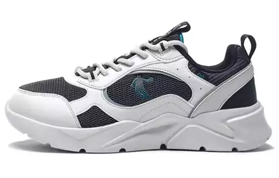 Кроссовки мужские Lifestyle Shoes Men Low-Top Black Gray Qiaodan