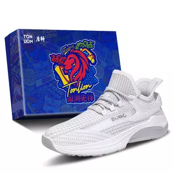 Кроссовки мужские Lifestyle Shoes Men Low-Top Tonlion, бежевый/синий