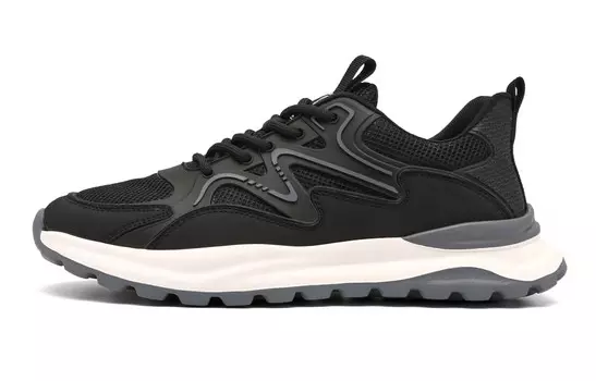 Кроссовки мужские Lifestyle Shoes Men Low-Top Black Trumppipe