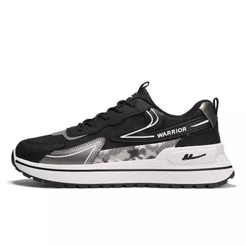 Кроссовки мужские Lifestyle Shoes Men Low-Top Silver Warrior, цвет Black gun color