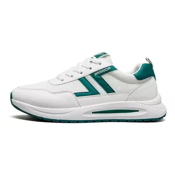 Кроссовки мужские Lifestyle Shoes Men Low-Top Warrior, белый/зеленый