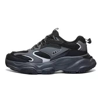 Кроссовки мужские Lifestyle Shoes Men Low-Top Black Gray Warrior