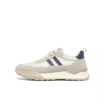 Кроссовки мужские Lifestyle Shoes Men Low-Top Teenmix, бежевый/синий