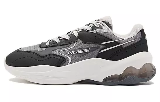 Кроссовки мужские Lifestyle Shoes Men Low-Top Black Gray Qiaodan