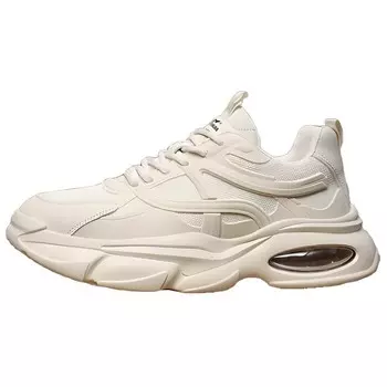 Кроссовки мужские Lifestyle Shoes Men Low-Top Beige G.N.Shijia