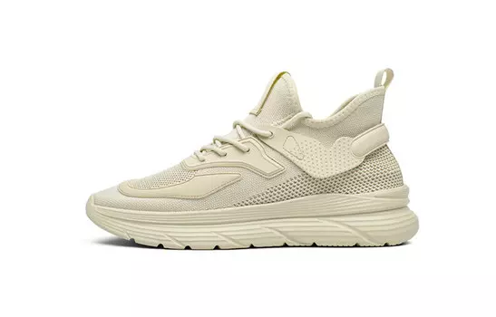 Кроссовки мужские Lifestyle Shoes Men Low-Top Apricot He Jinchang, цвет Apricot