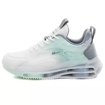 Кроссовки мужские Lifestyle Shoes Men Low-Top White Gray Green Warrior