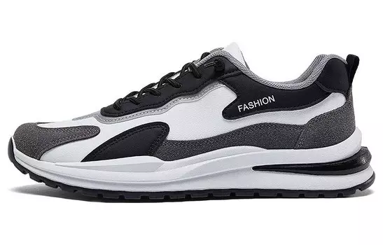 Кроссовки мужские Lifestyle Shoes Men Low-Top White Gray Black Warrior