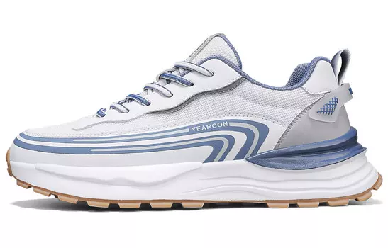 Кроссовки мужские Lifestyle Shoes Men Low-Top Yearcon, белый/синий