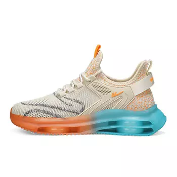 Кроссовки мужские Lifestyle Shoes Men Low-Top Warrior, черный/зеленый