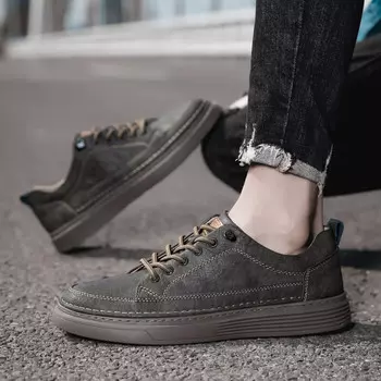 Кроссовки мужские Lifestyle Shoes Men Low-Top Gray Pehl