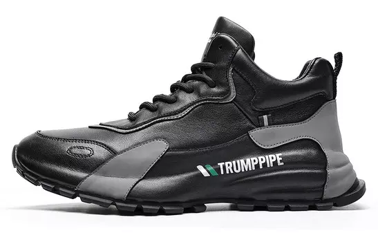 Кроссовки мужские Lifestyle Shoes Men Low-Top Black Trumppipe