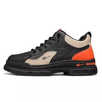 Кроссовки мужские Lifestyle Shoes Men Low-Top Black Khaki Warrior