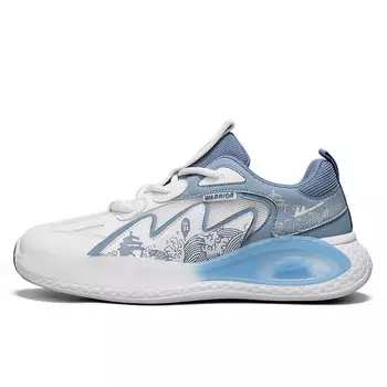 Кроссовки мужские Lifestyle Shoes Men Low-Top Warrior, бежевый/темно-синий