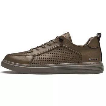 Кроссовки мужские Lifestyle Shoes Men Low-Top Dark Khaki Wen Nai