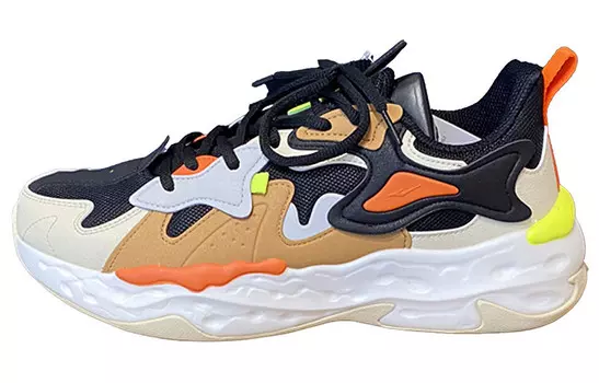 Кроссовки мужские Lifestyle Shoes Men Low-Top Black Brown Erke