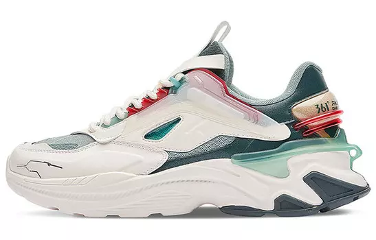 Кроссовки мужские Lifestyle Shoes Men Low-Top Foggy Grass Green 361°