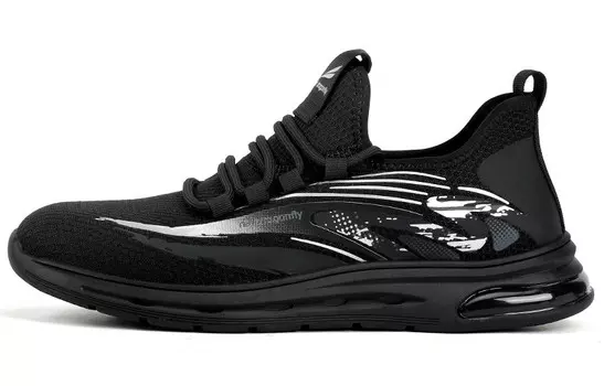 Кроссовки мужские Lifestyle Shoes Men Low-Top Black Red Dragonfly