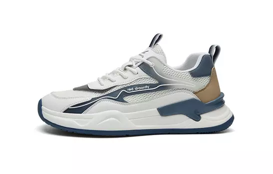 Кроссовки мужские Lifestyle Shoes Men Low-Top Red Dragonfly, цвет Black Gray