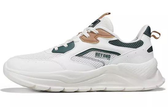 Кроссовки мужские Lifestyle Shoes Men Low-Top Feather White/ecological Green 361°