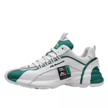 Кроссовки мужские Lifestyle Shoes Men Low-Top Kolumb, цвет White Gray