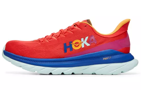 Кроссовки мужские Mach 4 с низким верхом, оранжевые Hoka One One