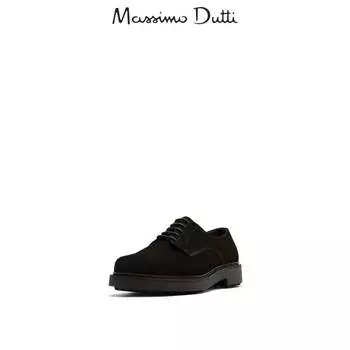 Кроссовки мужские Massimo Dutti замшевые, коричневый