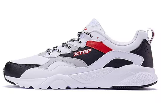 Кроссовки мужские массивные низкие белые, черные, красные Xtep