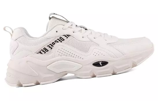 Кроссовки мужские массивные низкие белый/черный 361°