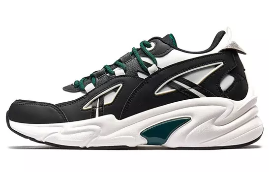 Кроссовки мужские массивные низкие черные/белые Xtep