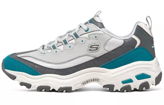 Кроссовки мужские массивные низкие синие/белые Skechers