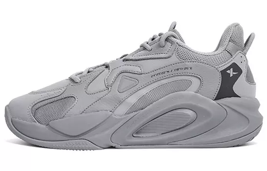 Кроссовки мужские массивные Shanhai Collection Low-top серые Xtep