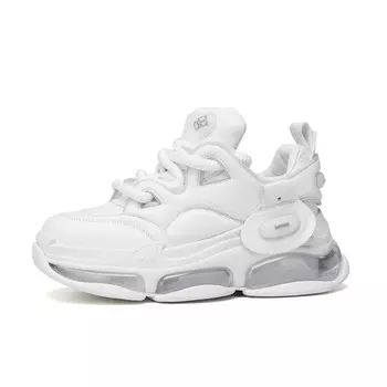 Кроссовки мужские массивные среднего размера белый U7