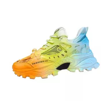 Кроссовки мужские массивные среднего размера многоцветные Abcfjg, мультиколор