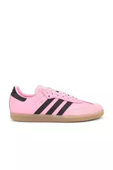 Кроссовки мужские Messi Miami Samba Adidas Originals, цвет Easy Pink & Black