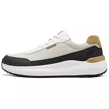 Кроссовки мужские мужские США с низким верхом бежевый/черный Skechers